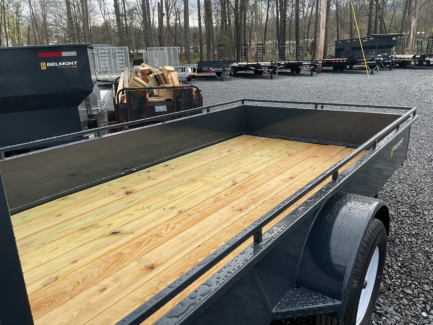New 2024 Belmont UT612SS Equipment Trailer/Utility Trailer 76"x12' 2999#