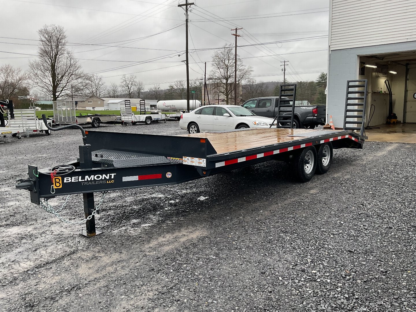New 2024 BELMONT DO920 Deckover Trailer/Equipment Trailer 96"x20' (16'+4' dovetail) 14K