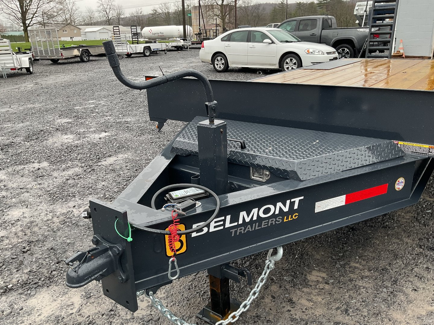 New 2024 BELMONT DO920 Deckover Trailer/Equipment Trailer 96"x20' (16'+4' dovetail) 14K