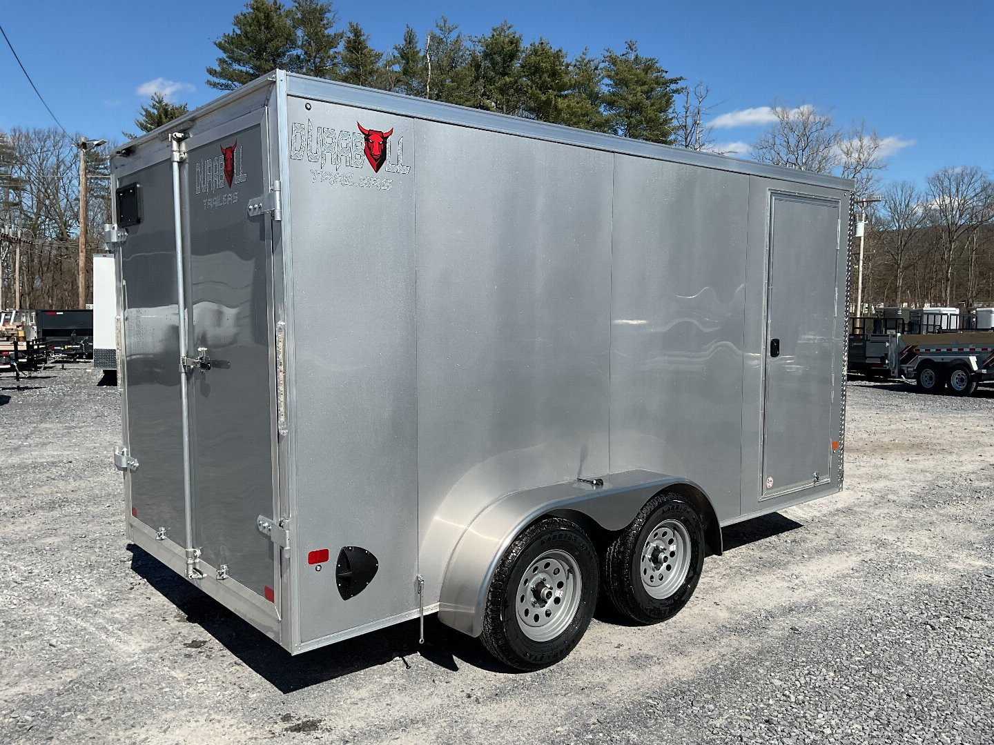 New 2024 DURABULL DBET Cargo / Enclosed Trailer 7x14 7k W/ barn doors