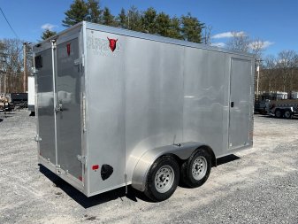 New 2024 DURABULL DBET Cargo / Enclosed Trailer 7x14 7k W/ barn doors