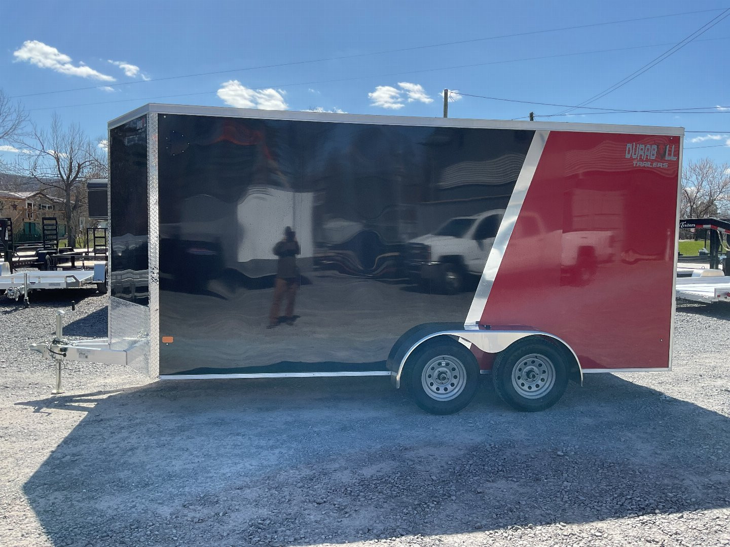 New 2024 Durabull DBET 7X16 7K Cargo / Enclosed Trailer Extra Height 7'