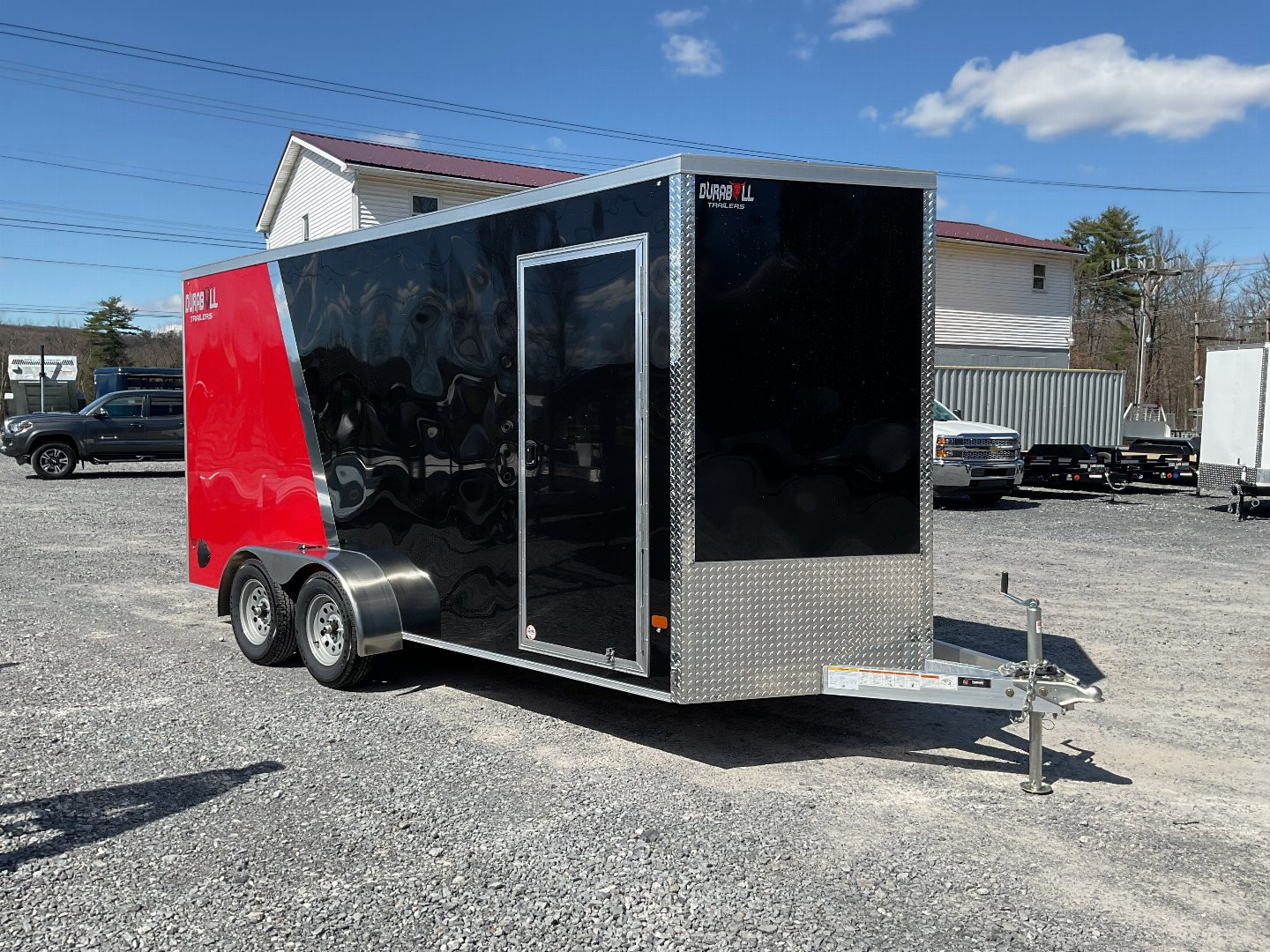 New 2024 Durabull DBET 7X16 7K Cargo / Enclosed Trailer Extra Height 7'