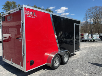 New 2024 Durabull DBET 7X16 7K Cargo / Enclosed Trailer Extra Height 7'