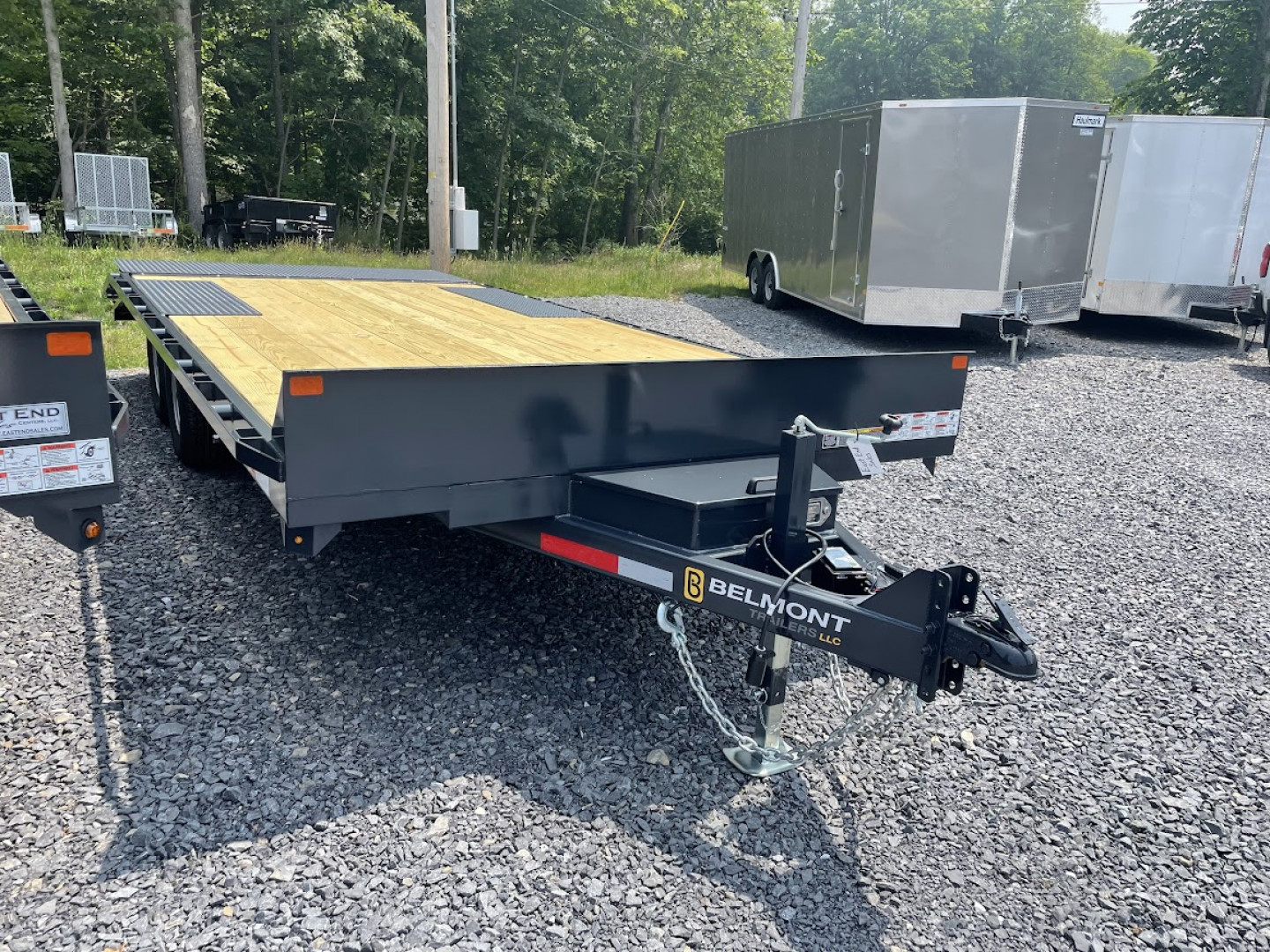 New 2024 BELMONT 91"x17' 10k Deckover Trailer/Equipment Trailer (14'+3' Dovetail)