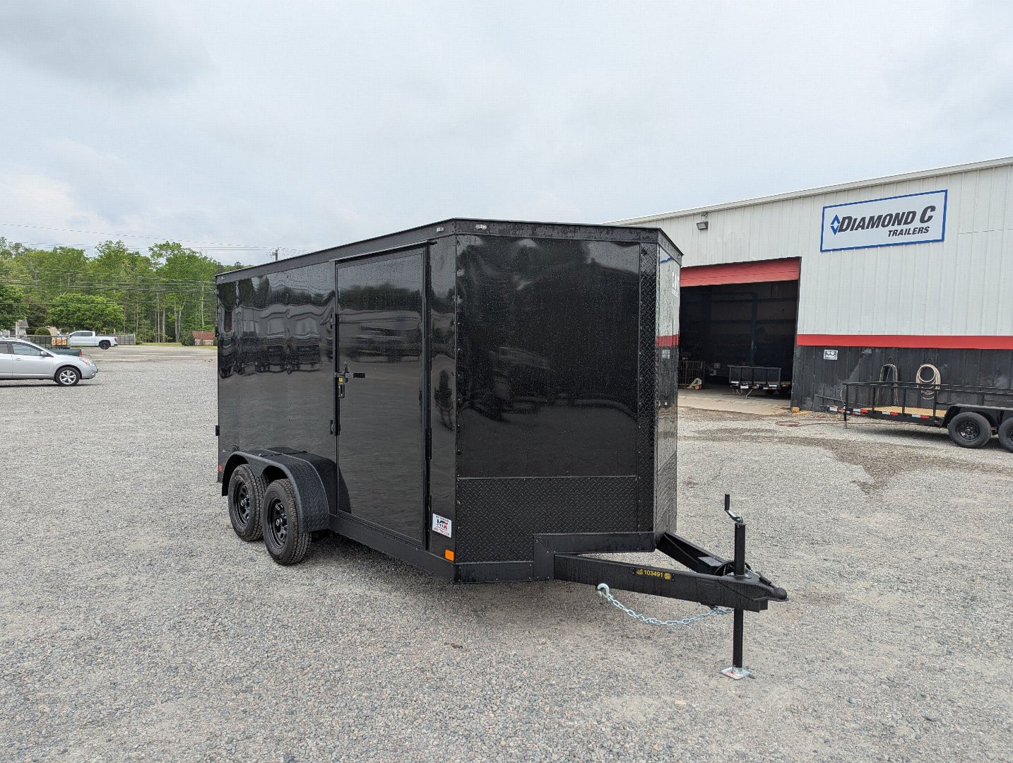 New 2025 Covered Wagon 7x14 Gold Series w/ Ramp and Blackout Package