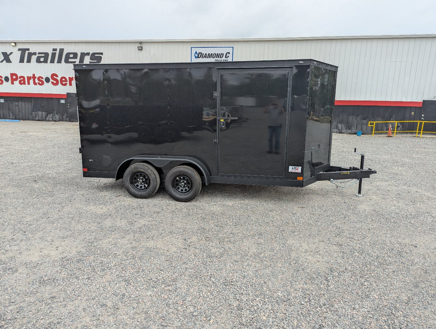 New 2025 Covered Wagon 7x14 Gold Series w/ Ramp and Blackout Package