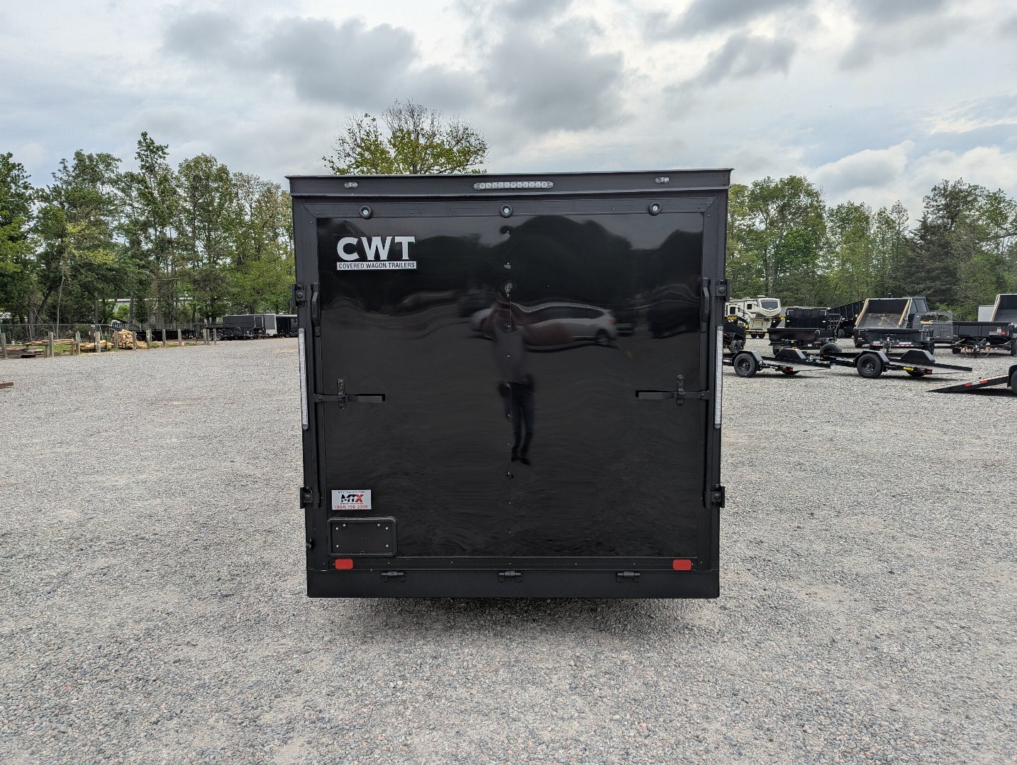 New 2025 Covered Wagon 7x14 Gold Series w/ Ramp and Blackout Package