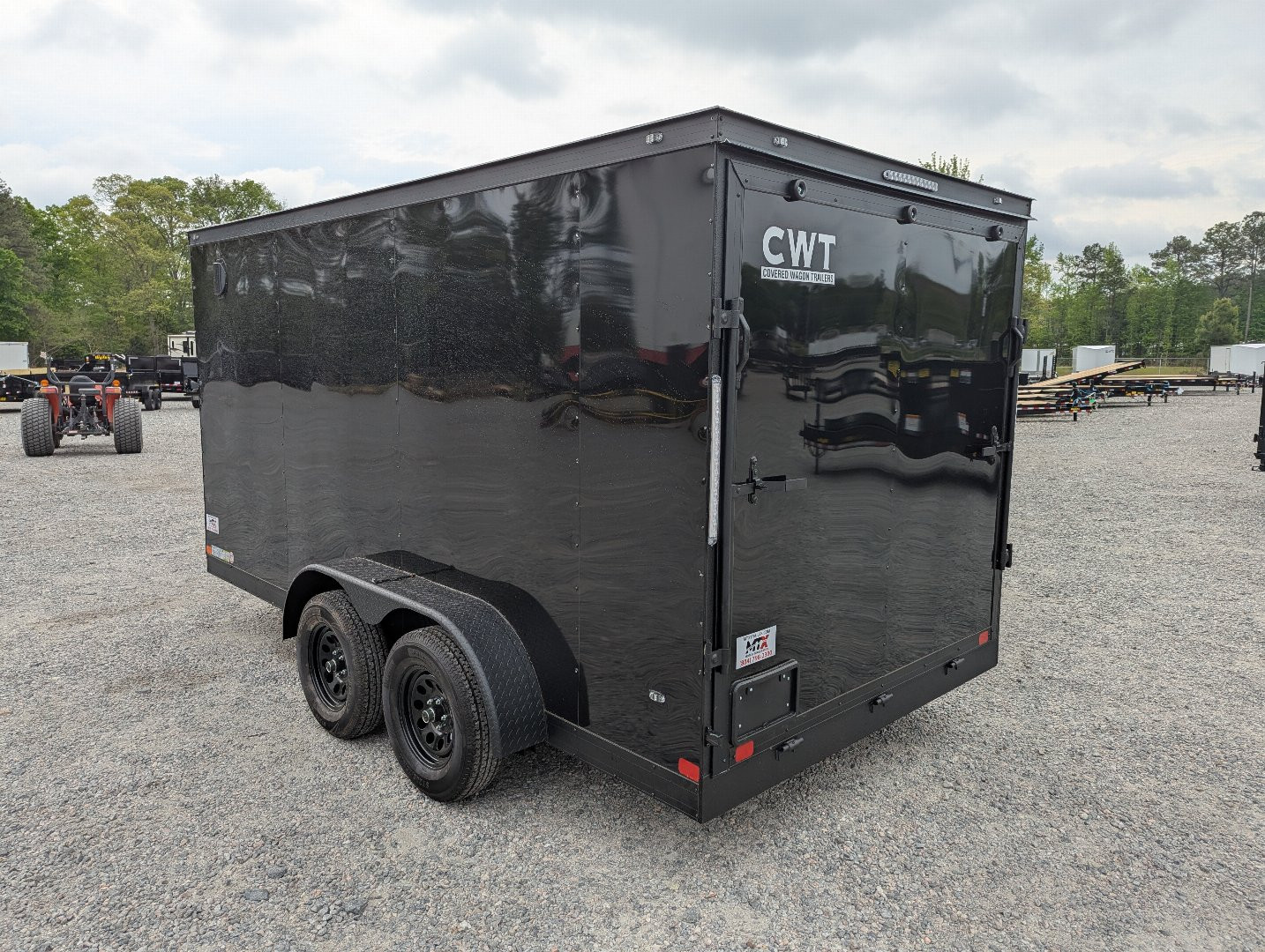 New 2025 Covered Wagon 7x14 Gold Series w/ Ramp and Blackout Package