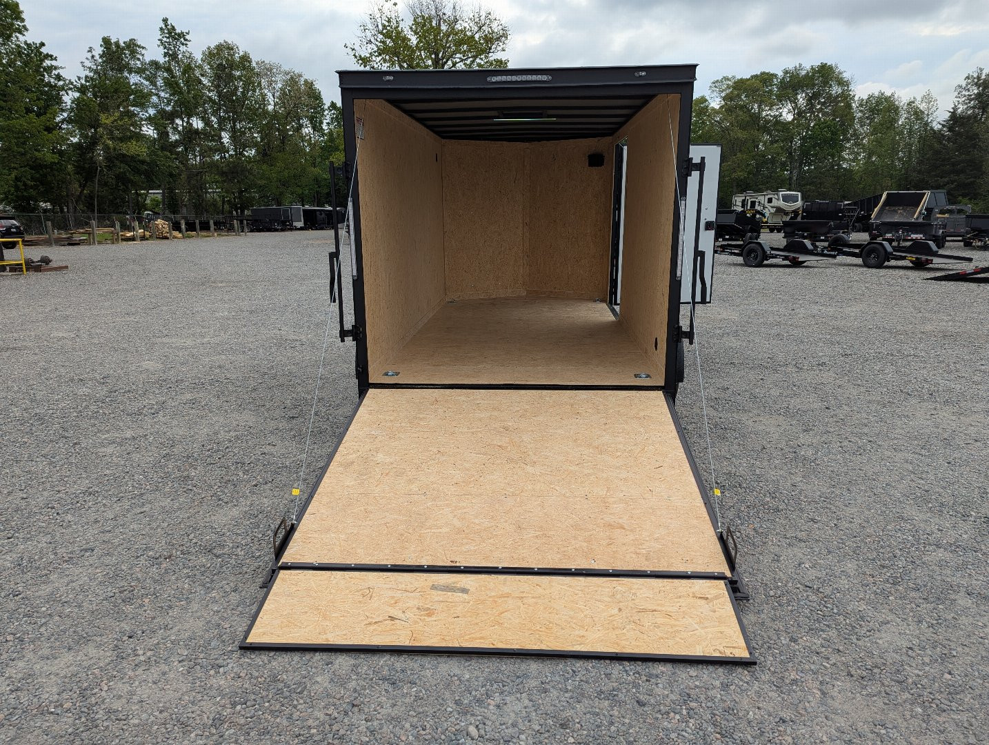 New 2025 Covered Wagon 7x14 Gold Series w/ Ramp and Blackout Package