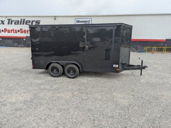 New 2025 Covered Wagon 7x14 Gold Series w/ Ramp and Blackout Package