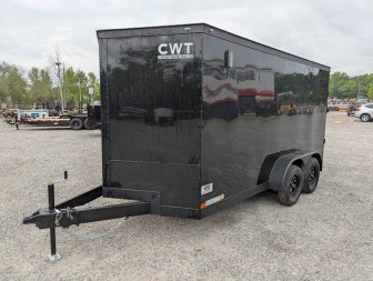 New 2025 Covered Wagon 7x14 Gold Series w/ Ramp and Blackout Package