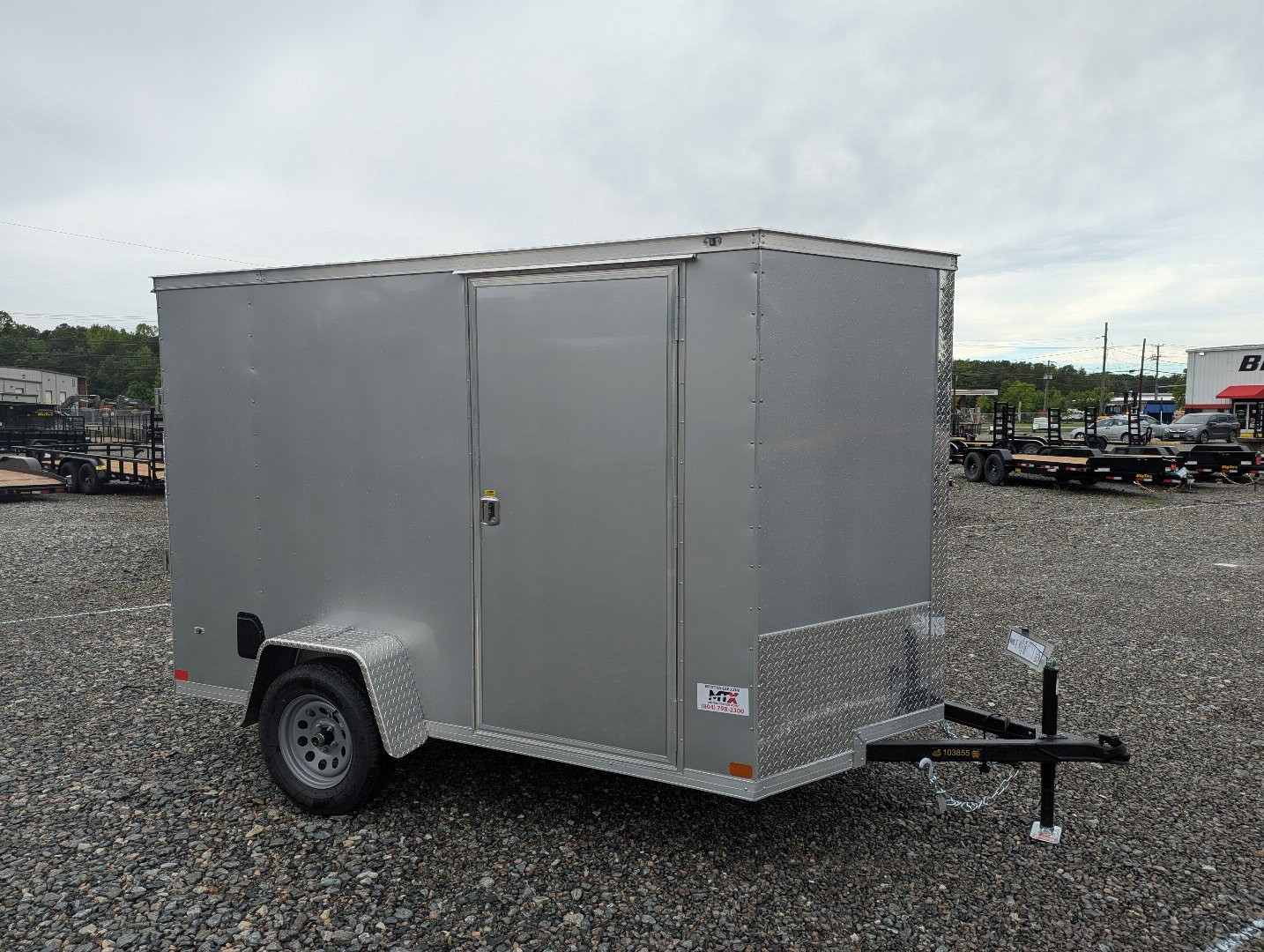 New 2025 Covered Wagon 6x10 Gold Series w/ Rear Ramp Door
