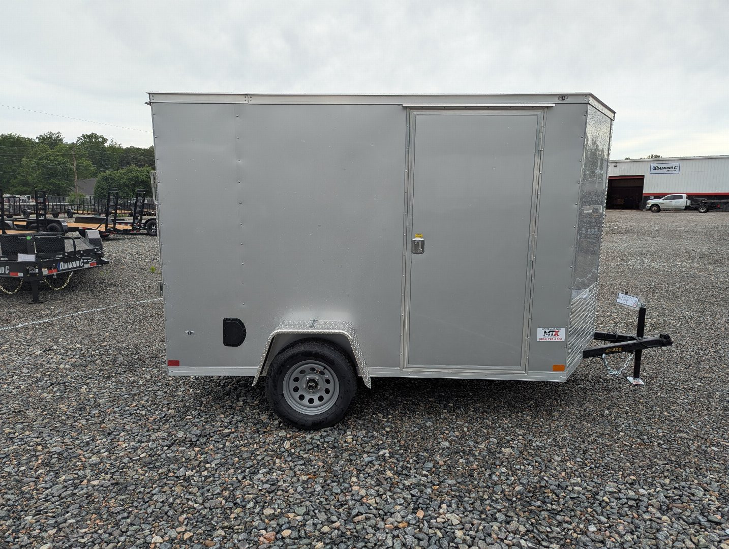 New 2025 Covered Wagon 6x10 Gold Series w/ Rear Ramp Door