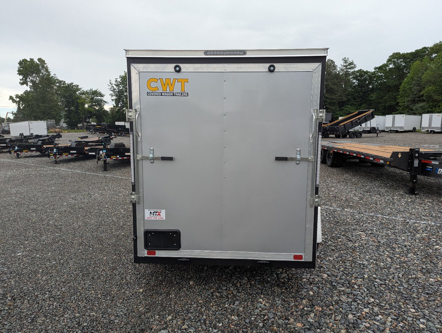 New 2025 Covered Wagon 6x10 Gold Series w/ Rear Ramp Door