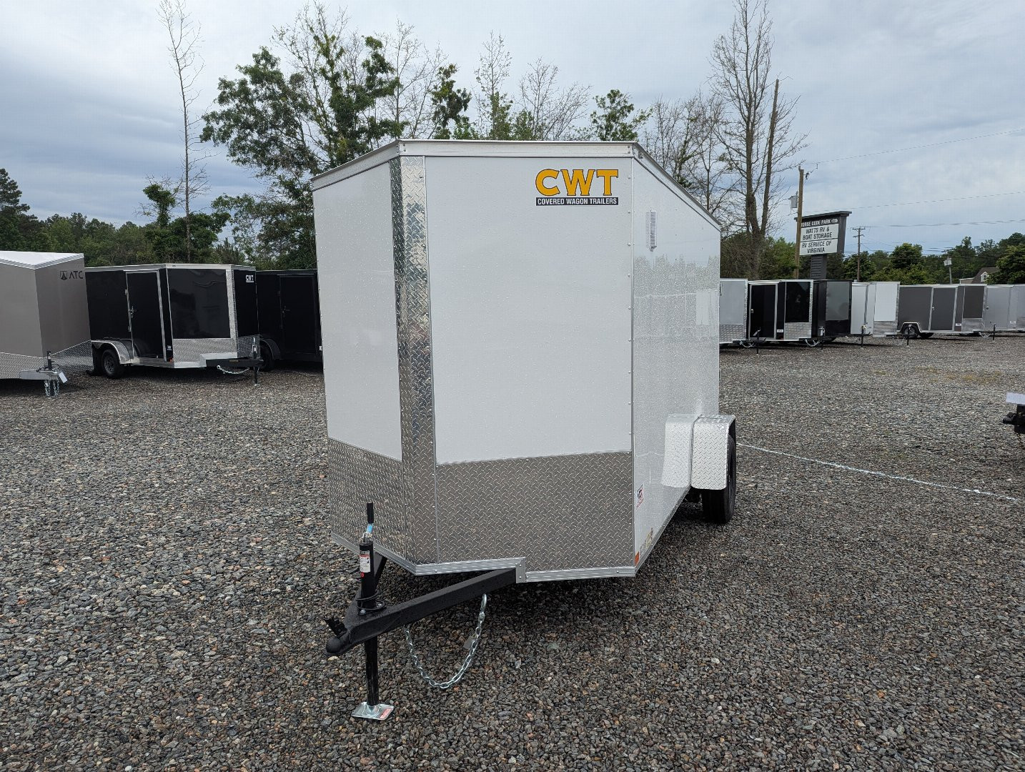 New 2025 Covered Wagon 6x12 Gold Series w/ Ramp