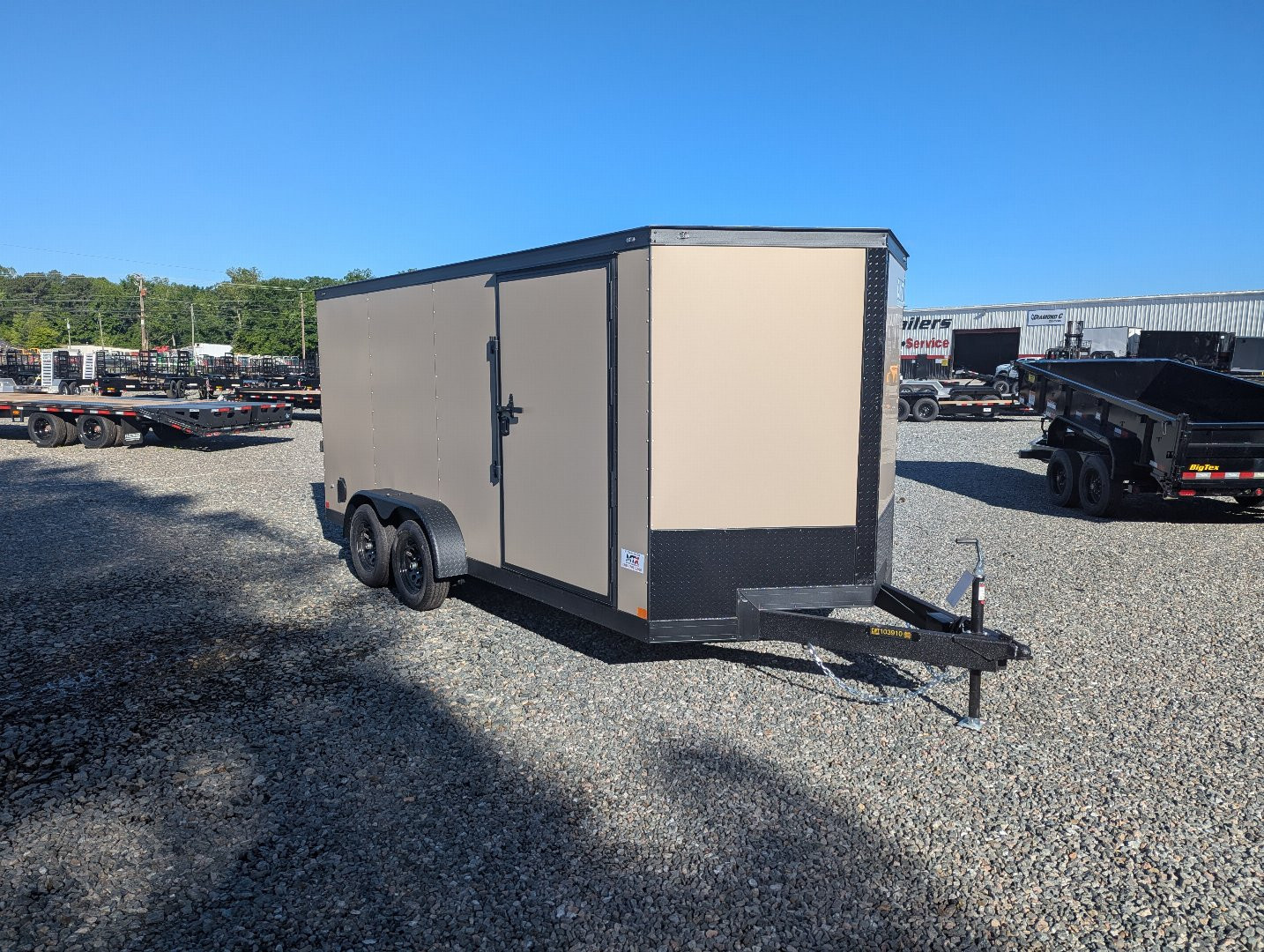 New 2025 Covered Wagon 7x16 Gold Series w/ Blackout Pkg