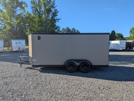 New 2025 Covered Wagon 7x16 Gold Series w/ Blackout Pkg