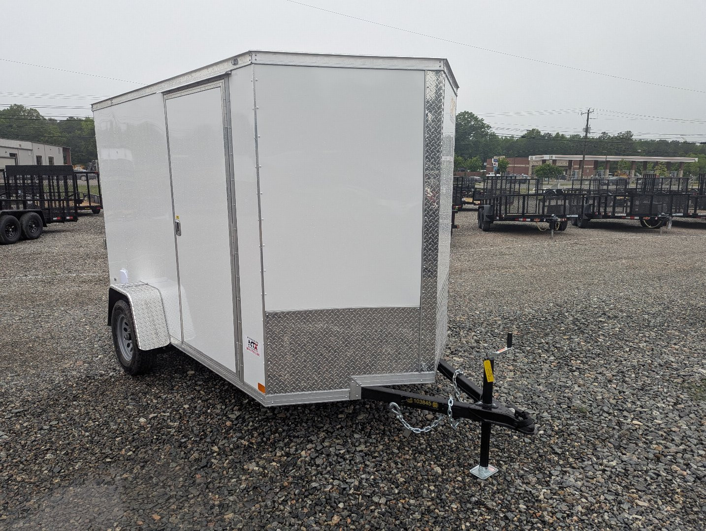 New 2025 Covered Wagon 6x10 Gold Series w/ Rear Ramp Door