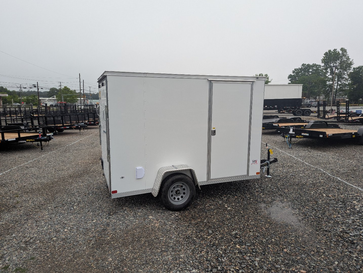 New 2025 Covered Wagon 6x10 Gold Series w/ Rear Ramp Door