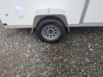 New 2025 Covered Wagon 6x10 Gold Series w/ Rear Ramp Door