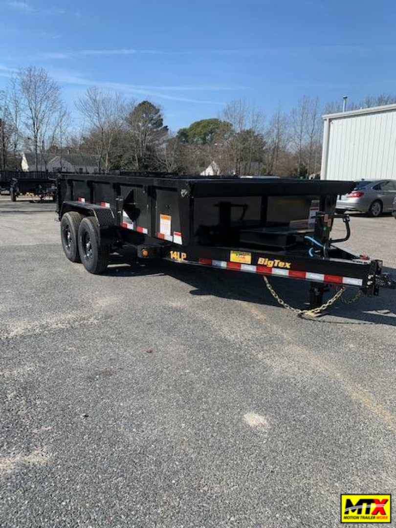 New 2025 Big Tex 7x14 14LP Low Pro 14K Dump w/ Slide-In Ramps *Take an additional $300 off with an instant rebate thru 10/31*