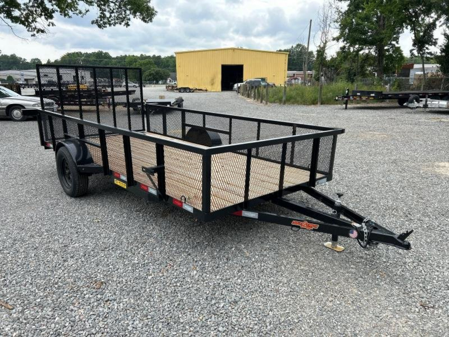 New 2025 Down 2 Earth Trailers 6x14 w/ Gate & 2' Exp Sides