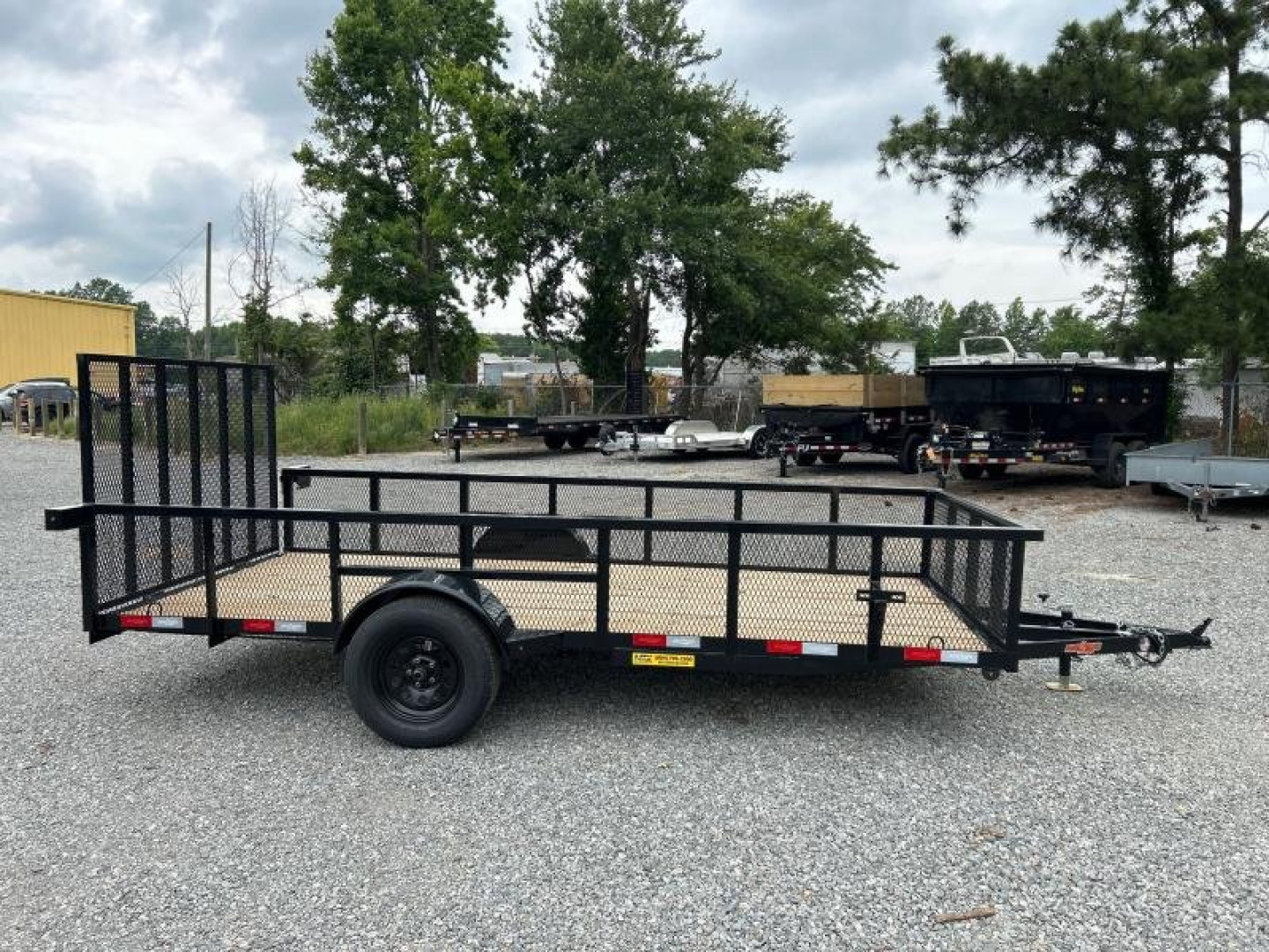 New 2025 Down 2 Earth Trailers 6x14 w/ Gate & 2' Exp Sides