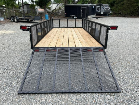 New 2025 Down 2 Earth Trailers 6x14 w/ Gate & 2' Exp Sides