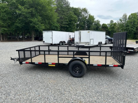 New 2025 Down 2 Earth Trailers 6x14 w/ Gate & 2' Exp Sides