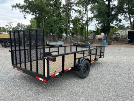 New 2025 Down 2 Earth Trailers 6x14 w/ Gate & 2' Exp Sides
