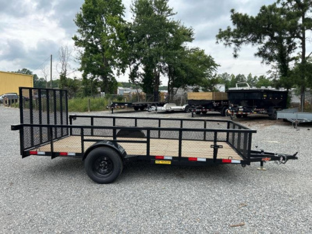 New 2025 Down 2 Earth Trailers 6x14 w/ Gate & 2' Exp Sides