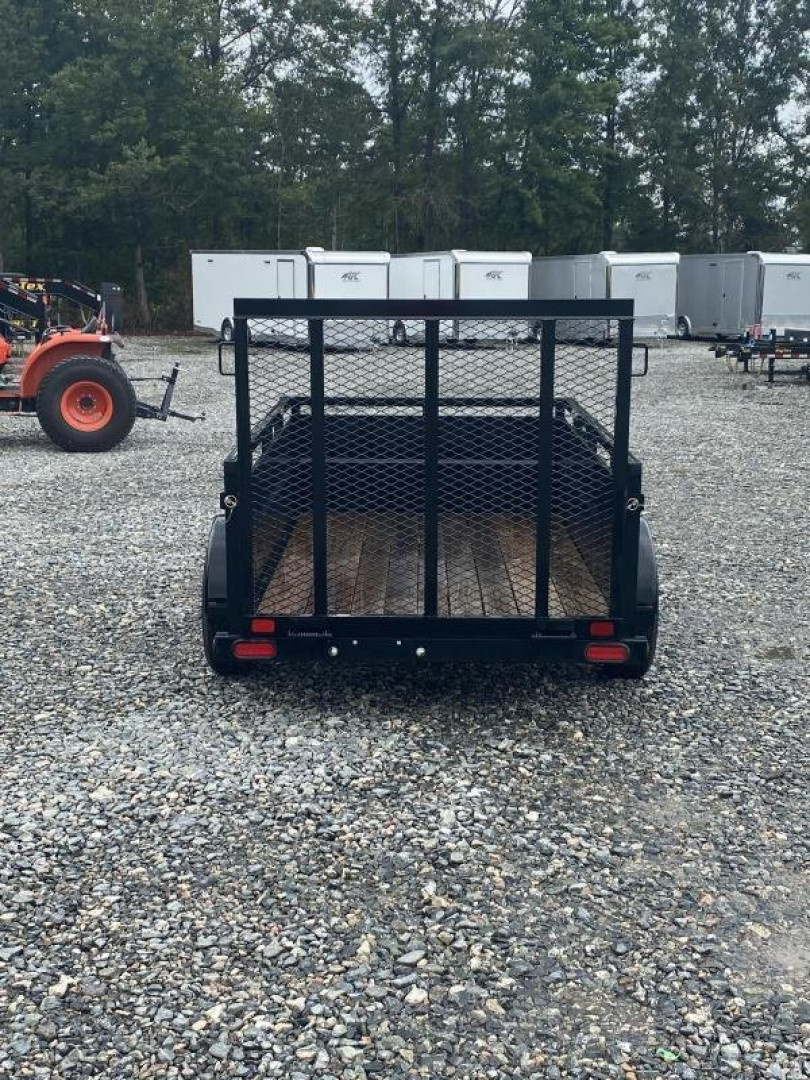 New 2025 Big Tex 5x8 30SV w/ 4' Spring Assist Gate and 2' Solid Sides Utility Trailer