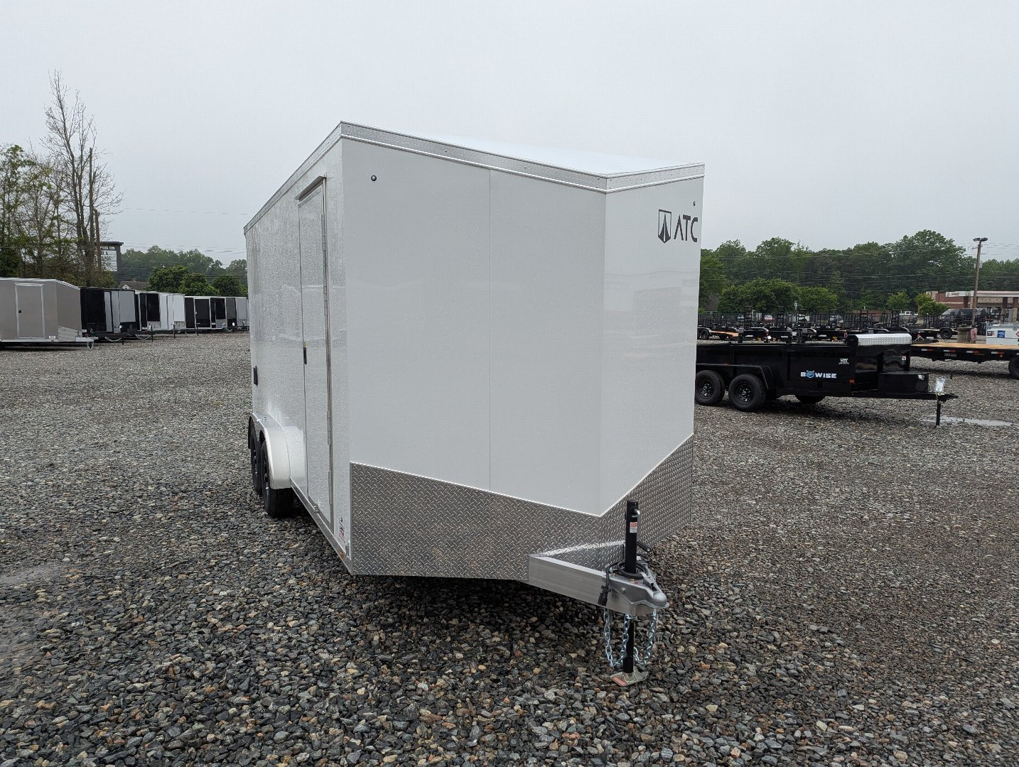 New 2025 ATC Sto 7.5x16 7K Finished Aluminum Enclosed Trailer