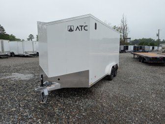New 2025 ATC Sto 7.5x16 7K Finished Aluminum Enclosed Trailer