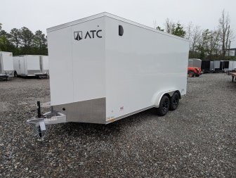 New 2025 ATC Sto 7.5x16 7K Finished Aluminum Enclosed Trailer