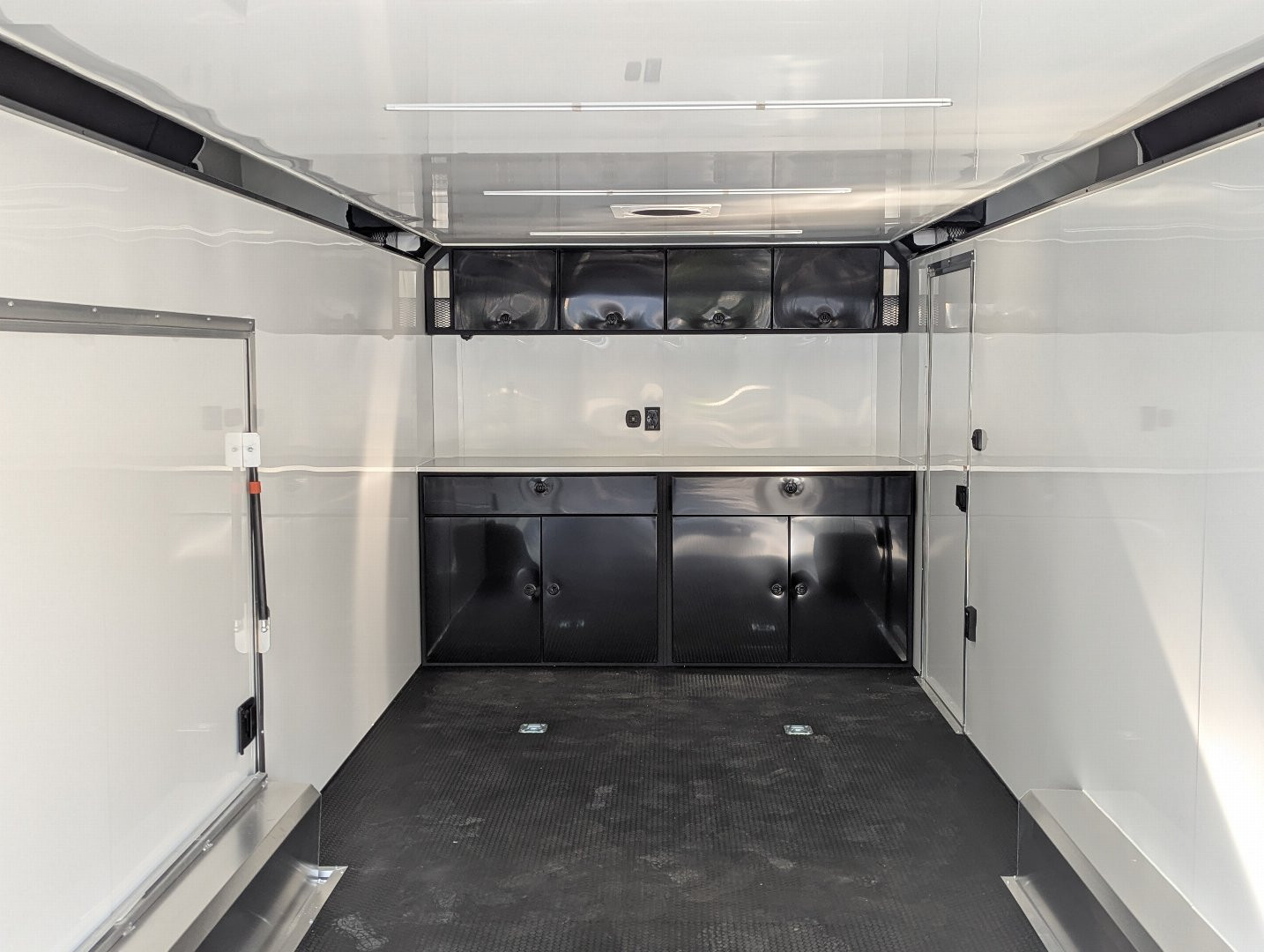 New 2025 ATC Rom 8.5x24 10K Aluminum w/ Premium Side Escape Door Car Trailer