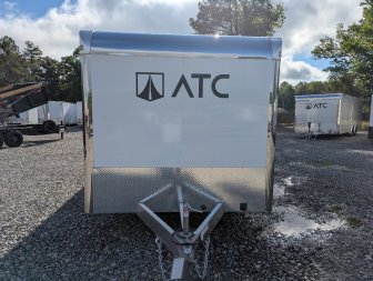 New 2025 ATC Rom 8.5x24 10K Aluminum w/ Premium Side Escape Door Car Trailer