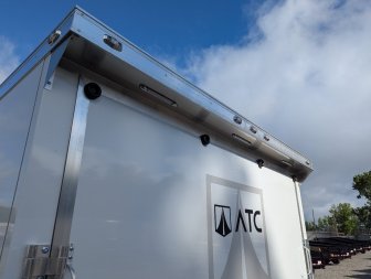 New 2025 ATC Rom 8.5x24 10K Aluminum w/ Premium Side Escape Door Car Trailer