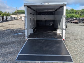 New 2025 ATC Rom 8.5x24 10K Aluminum w/ Premium Side Escape Door Car Trailer
