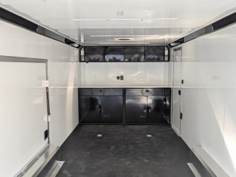 New 2025 ATC Rom 8.5x24 10K Aluminum w/ Premium Side Escape Door Car Trailer