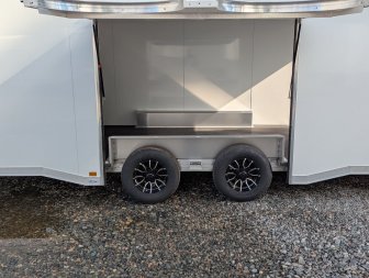 New 2025 ATC Rom 8.5x24 10K Aluminum w/ Premium Side Escape Door Car Trailer