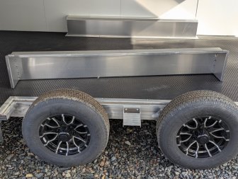 New 2025 ATC Rom 8.5x24 10K Aluminum w/ Premium Side Escape Door Car Trailer