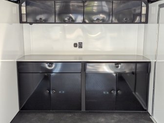 New 2025 ATC Rom 8.5x24 10K Aluminum w/ Premium Side Escape Door Car Trailer