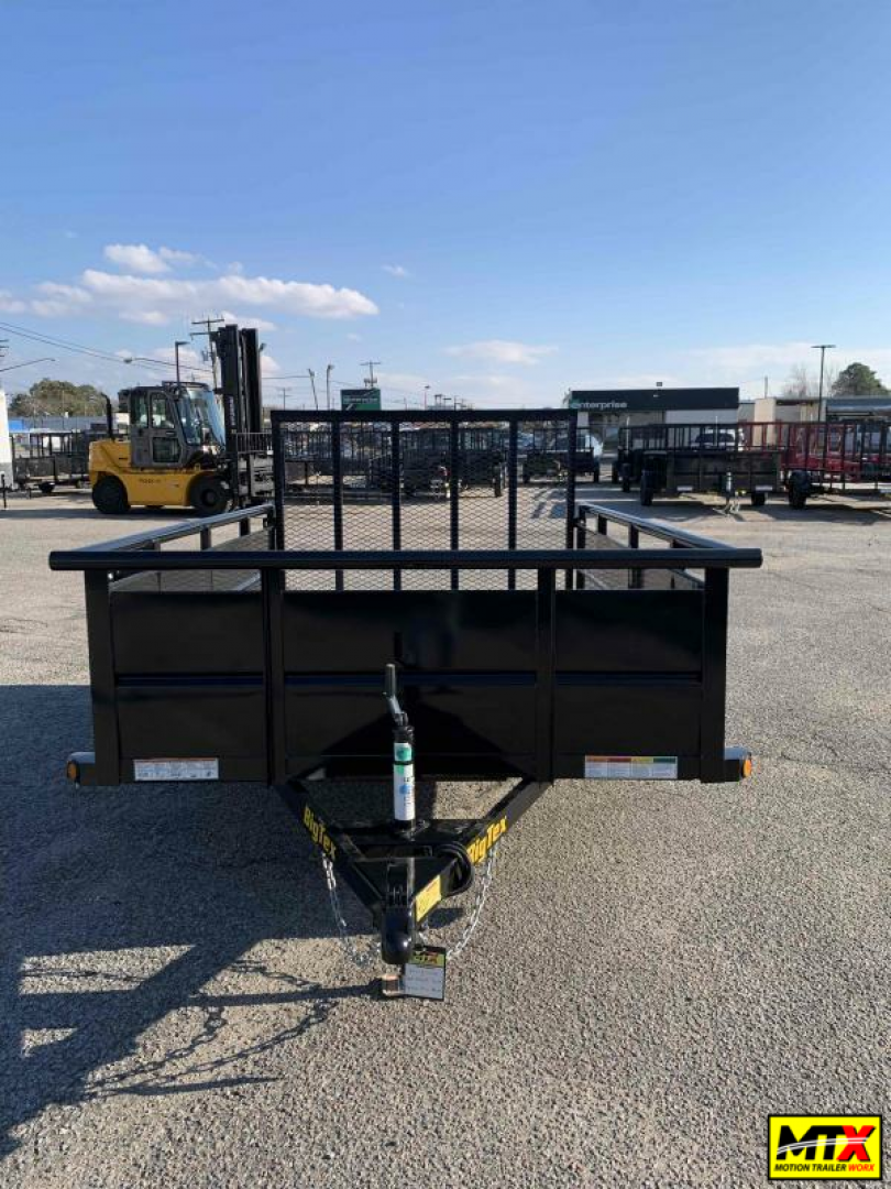 New 2025 Big Tex 6x10 35SV w/ Spring Assist Gate and 2' Solid Sides Utility Trailer