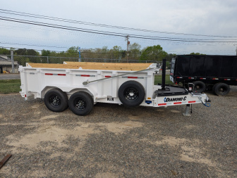 New 2025 Diamond C LPT 207 7x14 Telescopic Dump Trailer 14900 GVWR