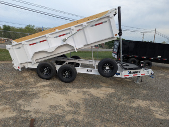 New 2025 Diamond C LPT 207 7x14 Telescopic Dump Trailer 14900 GVWR