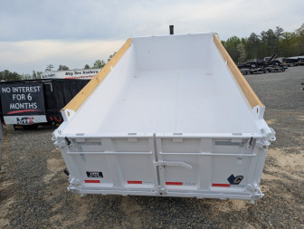 New 2025 Diamond C LPT 207 7x14 Telescopic Dump Trailer 14900 GVWR