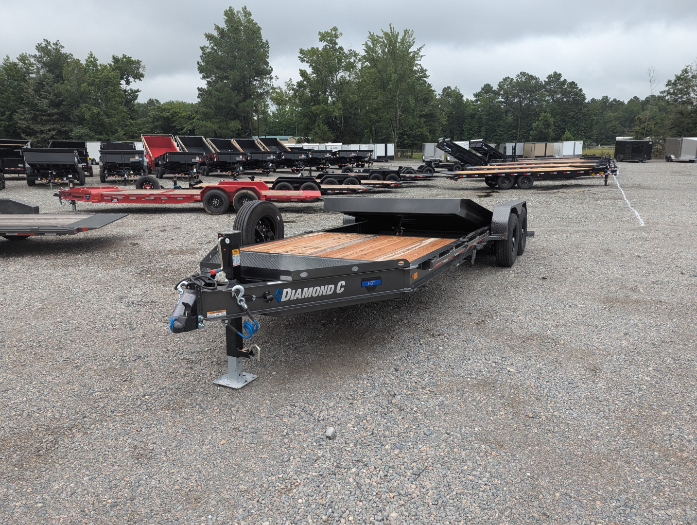 New 2025 Diamond C HDT 207 22' Tilt Trailer 14900 GVWR