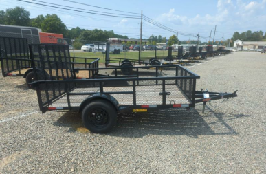 New 2025 Down 2 Earth Trailers 6x10 w/ 2ft Expanded Sides and Gate